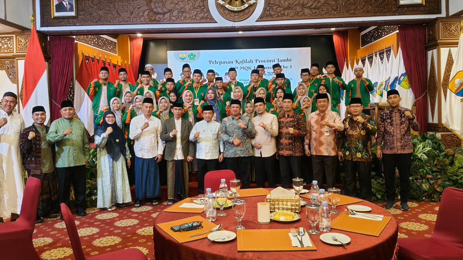 Gubernur Al Haris Lepas Kafilah Provinsi Jambi Untuk Ikuti MQK Internasional ke-1