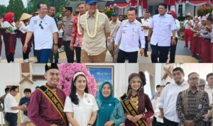 Gubernur Al Haris dan Ketua TP PKK Sambut Menteri Transmigrasi Iftitah dan Wamen Kependudukan Pembangunan Keluarga Isyana Kunker ke Jambi