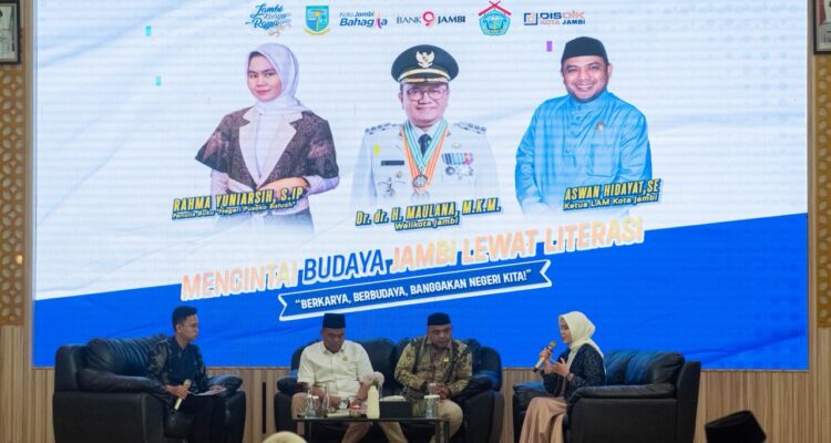 Jambi Karya Raya dan Lembaga Adat Melayu Jambi Gelar Kegiatan “Mencintai Budaya Jambi Lewat Literasi” Bersama Wali Kota Jambi