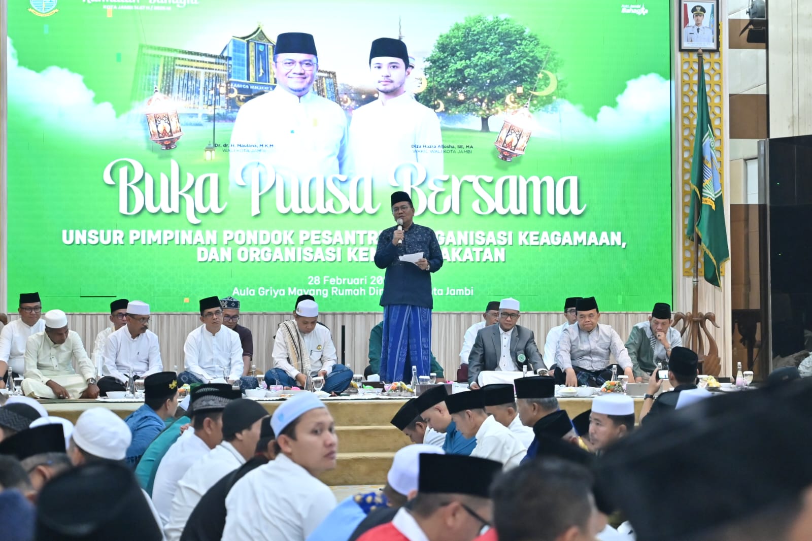Wali Kota Maulana Gelar Buber Bersama Ormas Kota Jambi, Manfaatkan Jadi Wadah Silaturahmi dan Langkah Strategis Membangun Daerah