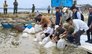 Gubernur Al Haris Tabur Puluhan Ribu Benih Ikan di Danau Kerinci dan Batang Merao