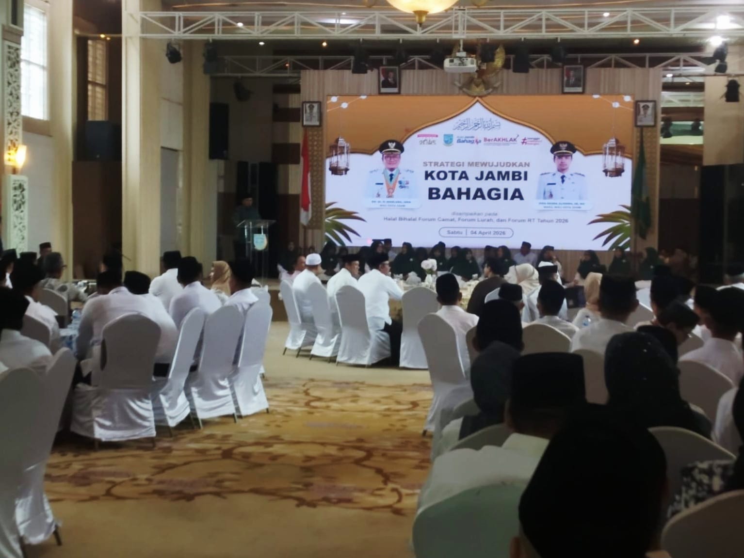 Maulana-Diza Gelar Halalbihalal Bersama Ribuan Ketua RT Sekaligus Perkuat Sinergi Membangun Kota