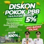 Pemkot Jambi Beri Diskon PBB dan Pembebasan Denda dalam Rangka HUT Kota Jambi dan Hari Jadi Tanah Pilih Pusako Betuah 2026