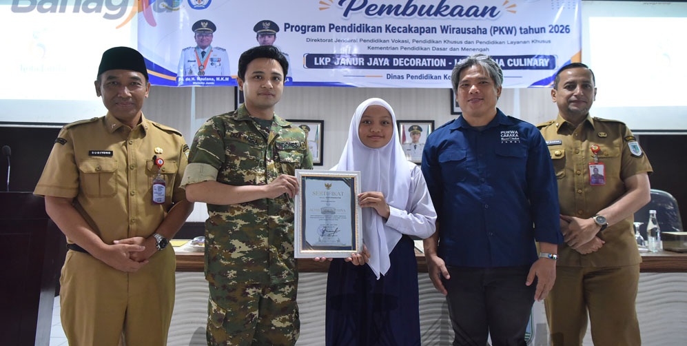 Diikuti 50 Peserta, Wawako Diza Buka Langsung Program Pendidikan Kecakapan Wirausaha