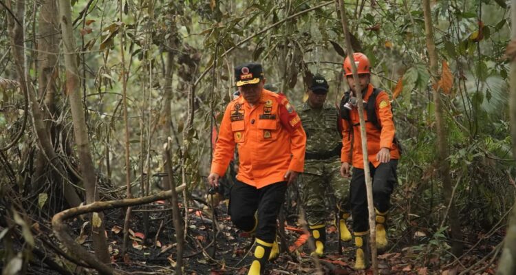 Tinjau Lokasi Karhutla, Al Haris Beri Dukungan kepada Petugas Pemadam